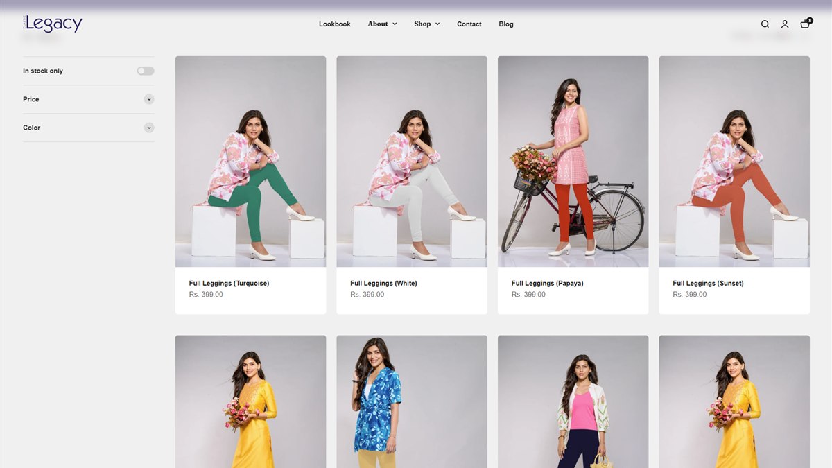 Full leggings collection