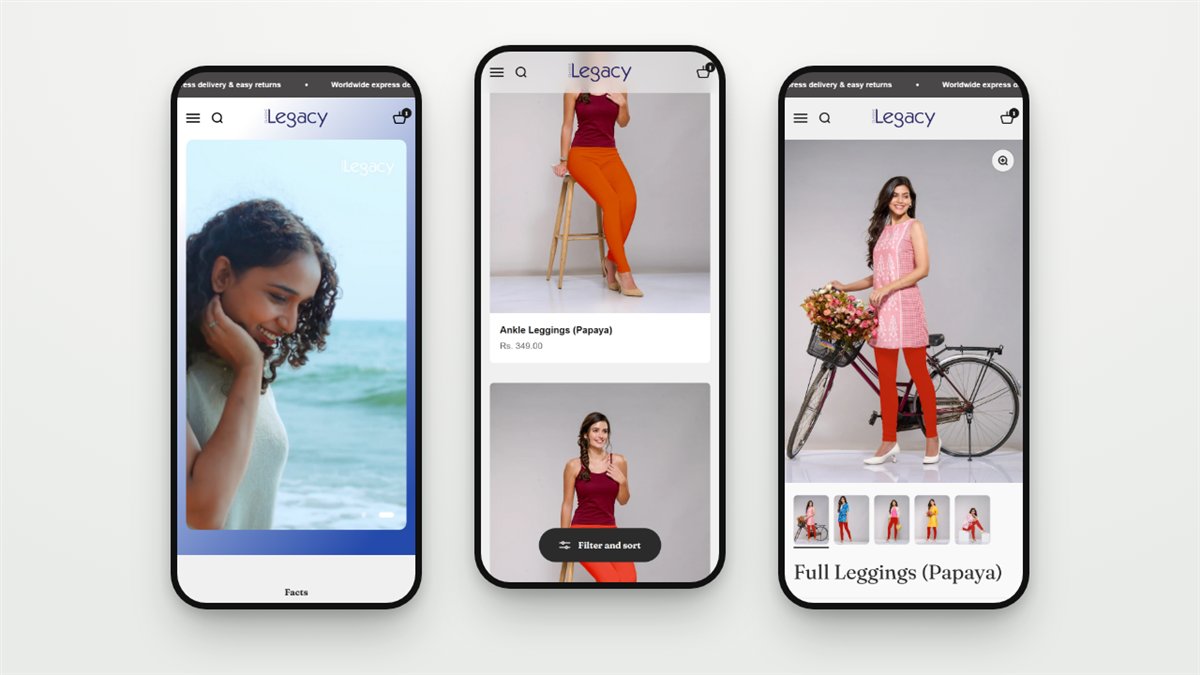 The same store, built for the phone first