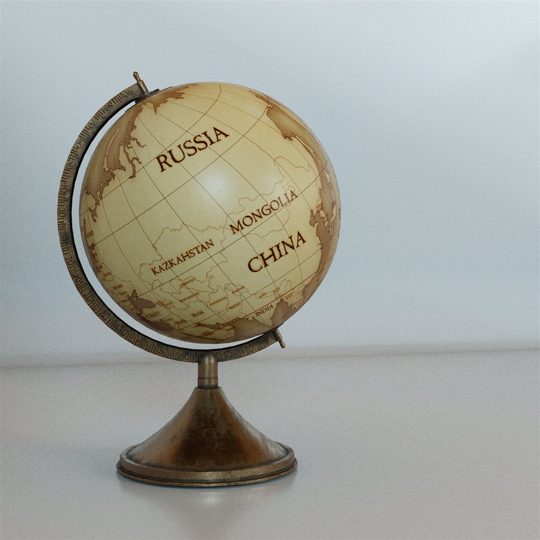 Antique globe