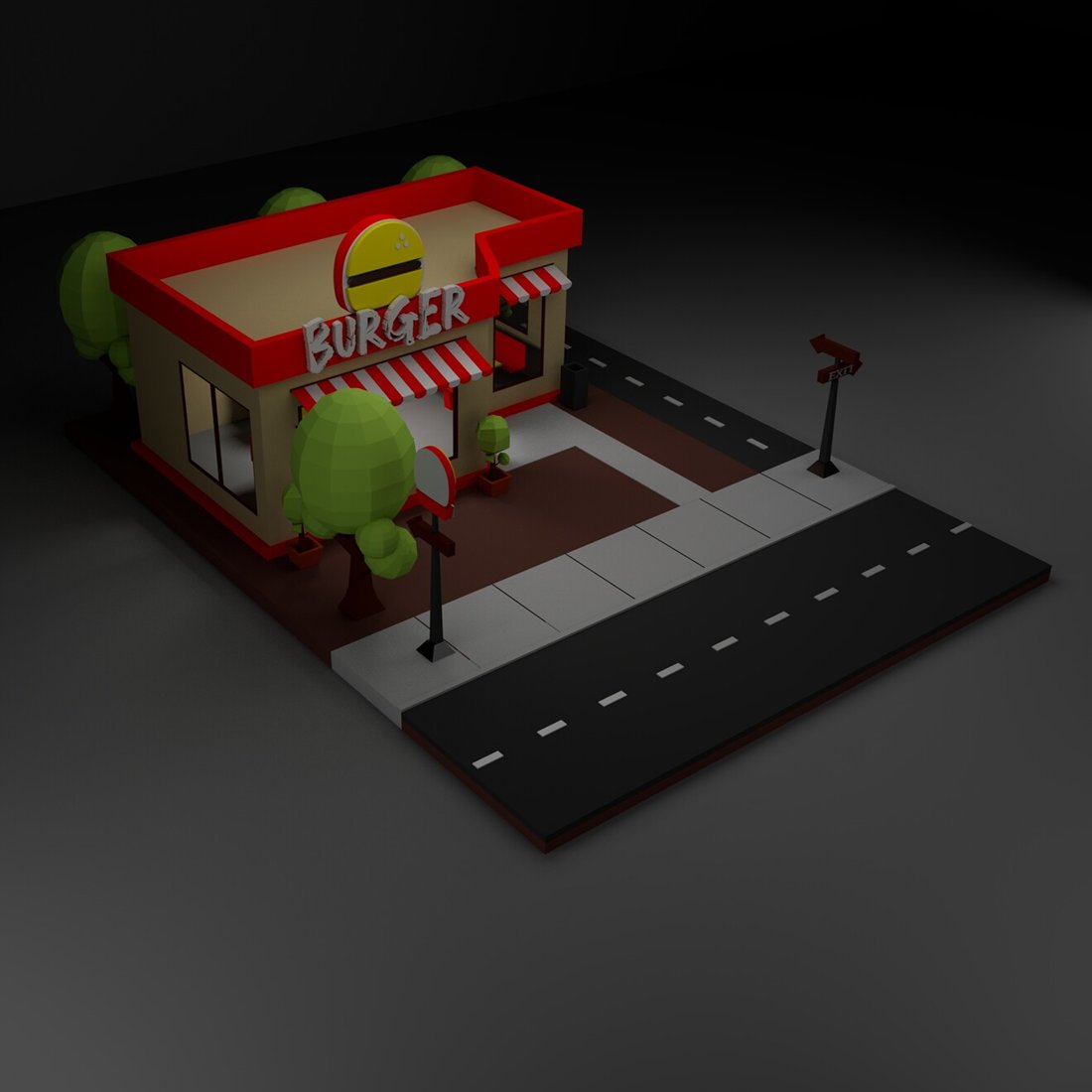 Burger shop